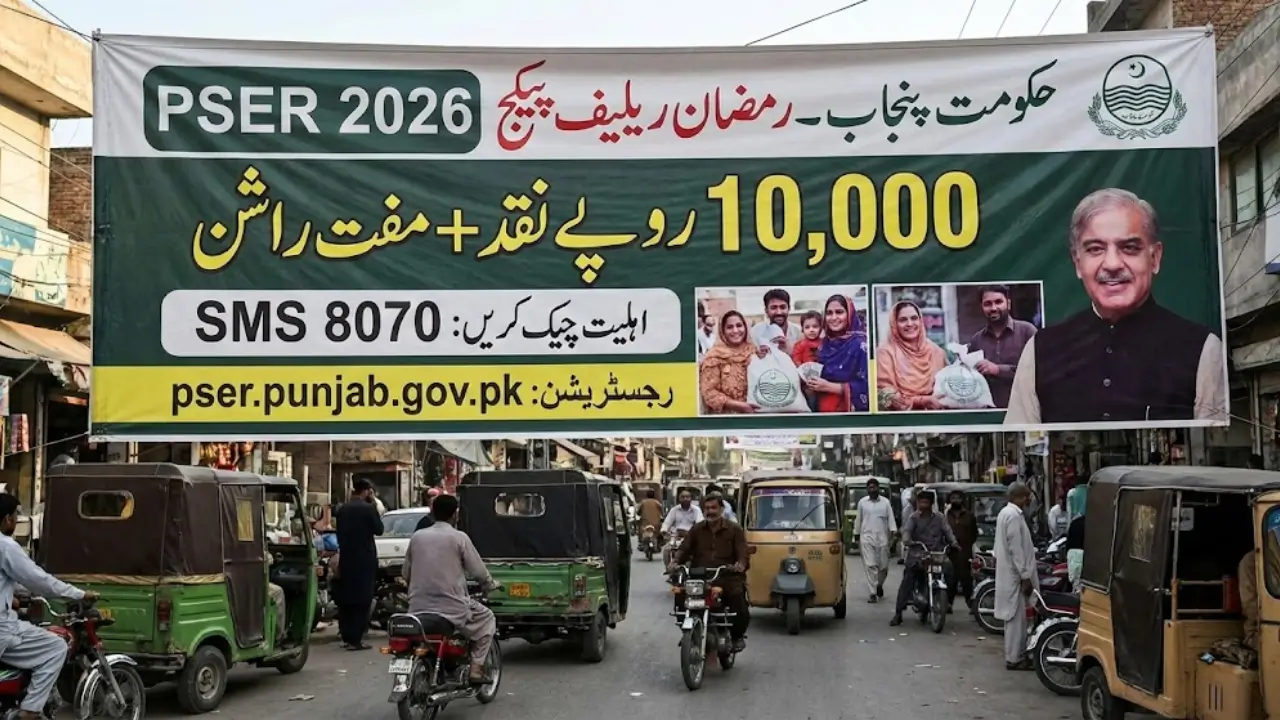 Ramzan Relief Package PSER 2026 Check Free Ration & Free CASH 10,000/- Details
