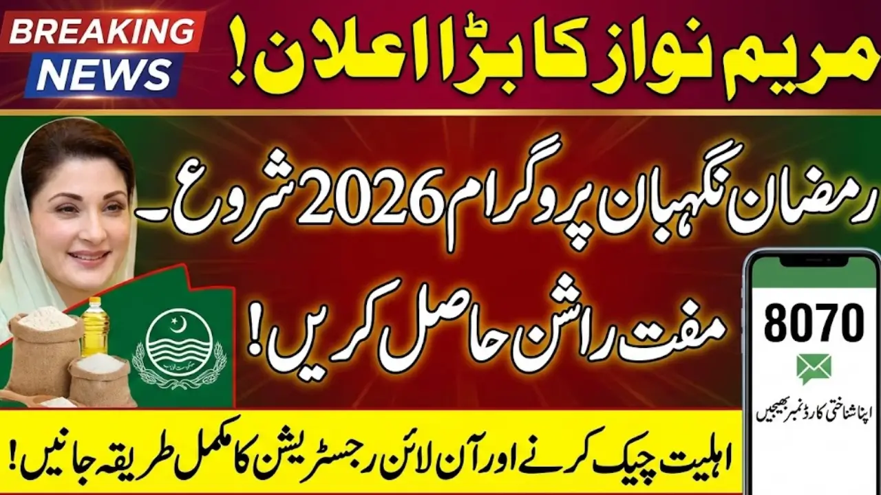 Ramzan Negahban Program 2026 Apply Online Via 8070 Portal